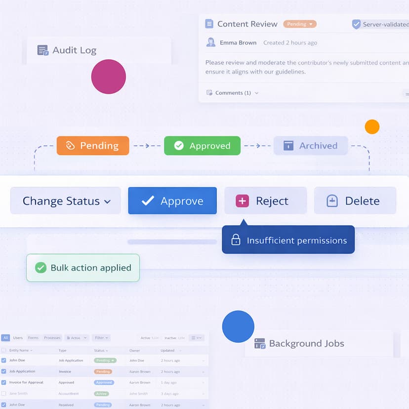 Admin Panels & Backoffice Suite for Internal Operations